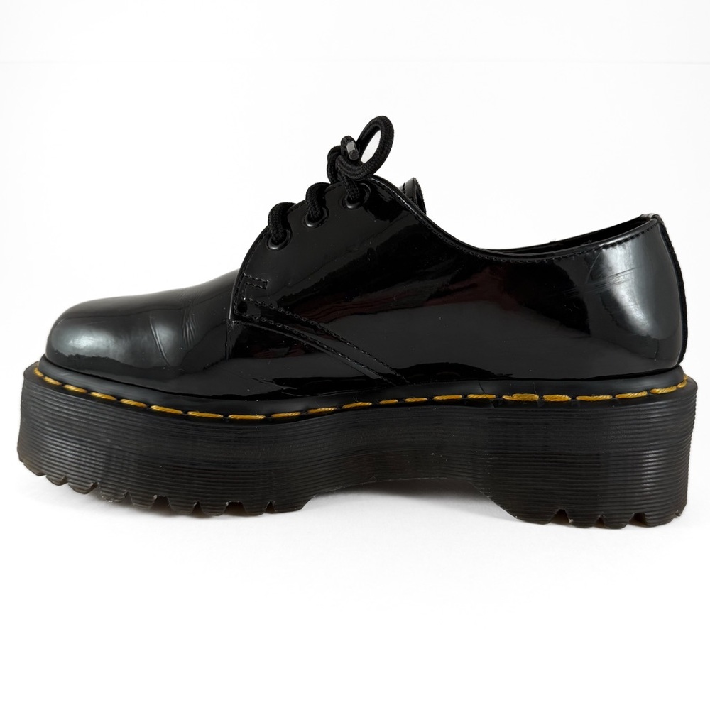 Dr Martens 1461 Patent Leather Platform Oxford Shoes - Picture 6 of 11